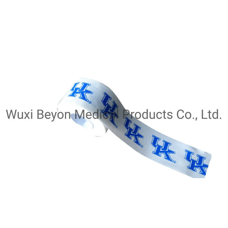 Zinc Oxide Printed Sports Tape Patterned Athletic Adhesive Sports Training Wrap