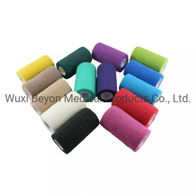 Printed OEM Image Vet Self-Adhesive Flexible Cohesive Wrap Bandage